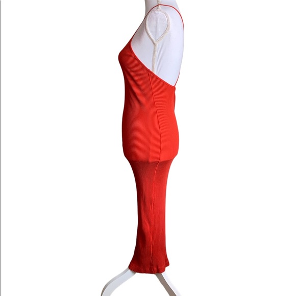 Zara Spaghetti Strap Cross Back Midi Dress Size Small - Picture 5 of 15